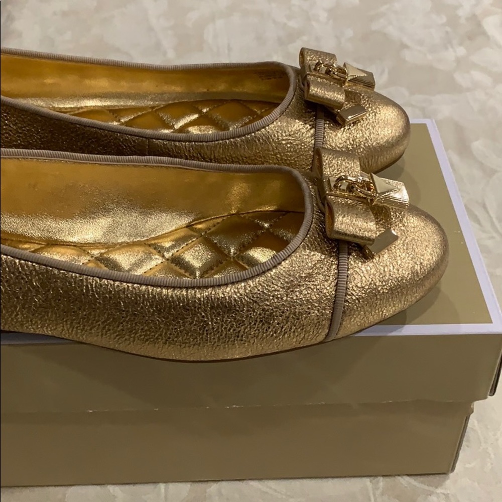 NWT Last One Michael Kors Alice Ballet Flats - Picture 7 of 8